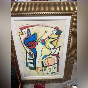 Alfred Gockel ""Blowin' the Blues," Original